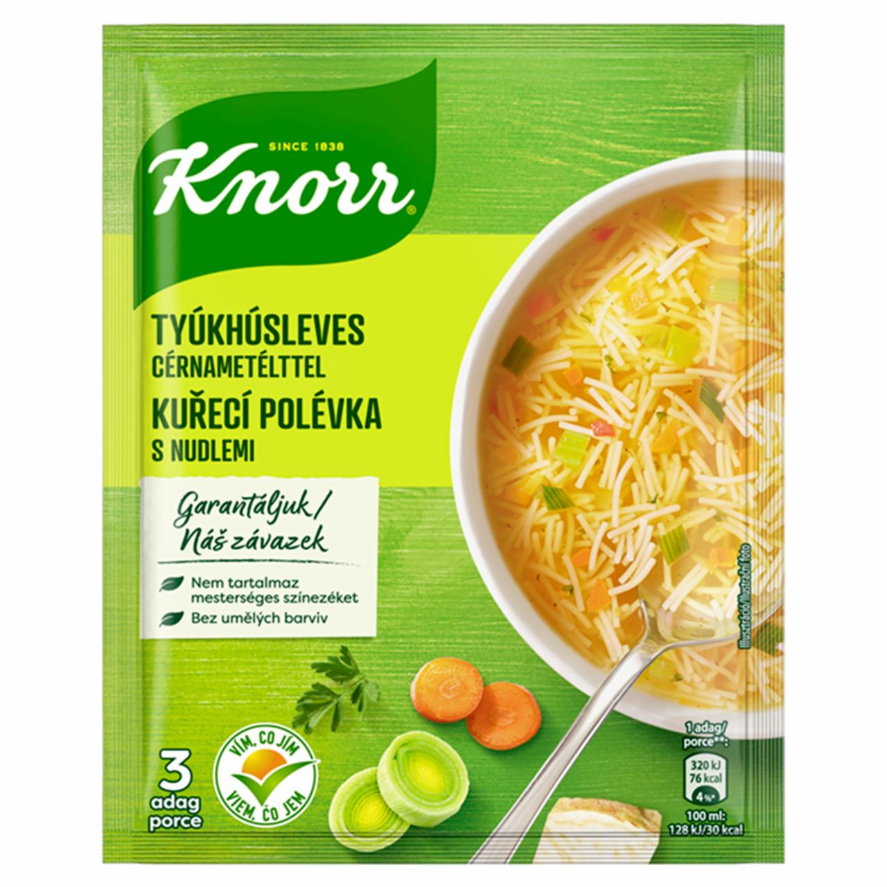 Képek - Knorr tyúkleves cérnametélttel 69 g