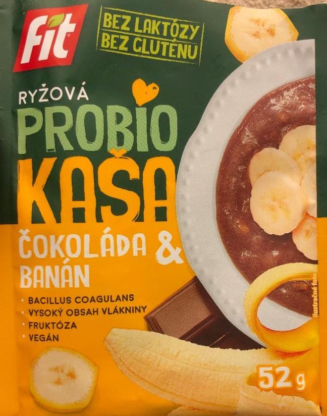 Képek - Probio rizses banános-csokoládés zabkása Fit