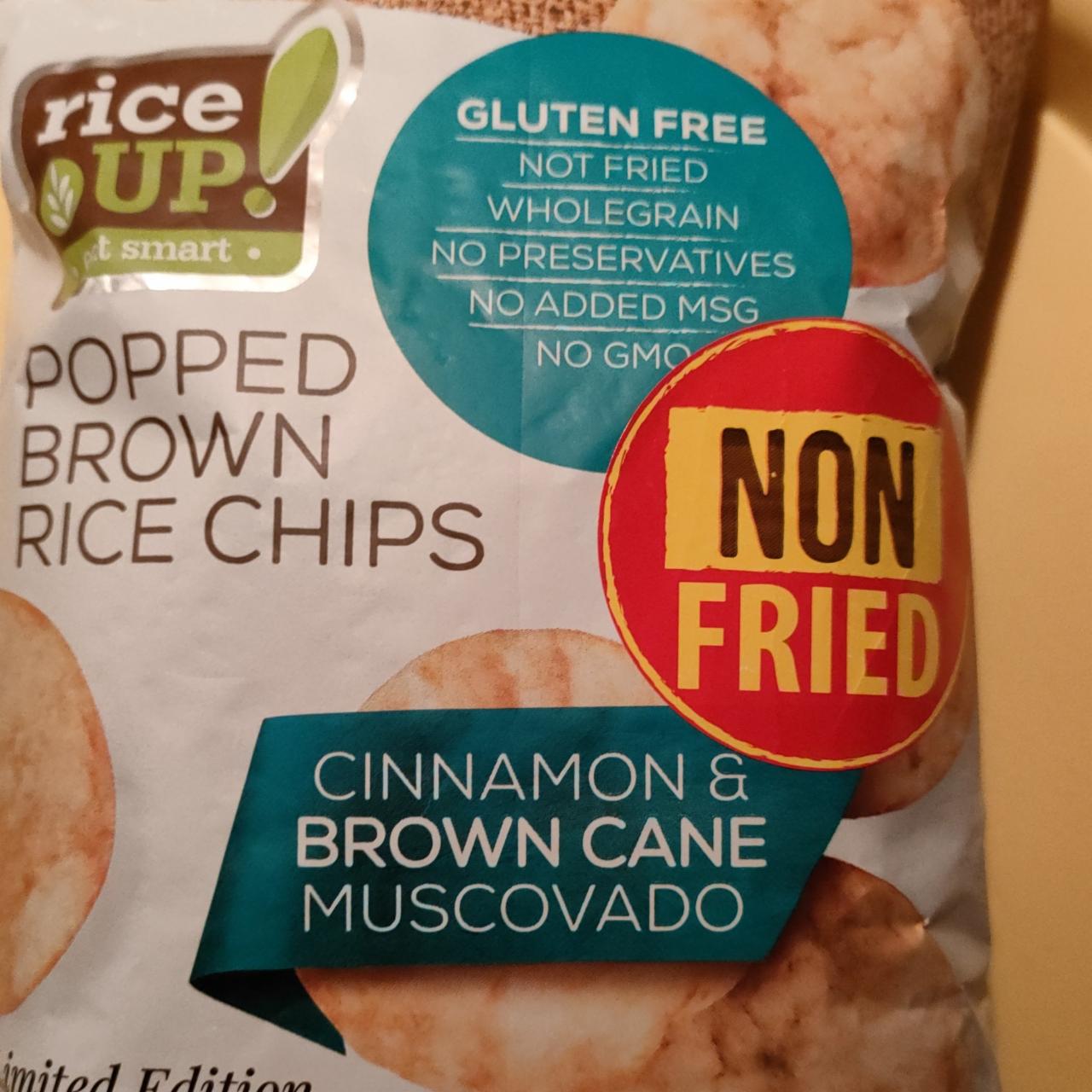 Képek - Popped brown rice chips Cinnamon & brown cane muscowado Rice Up!