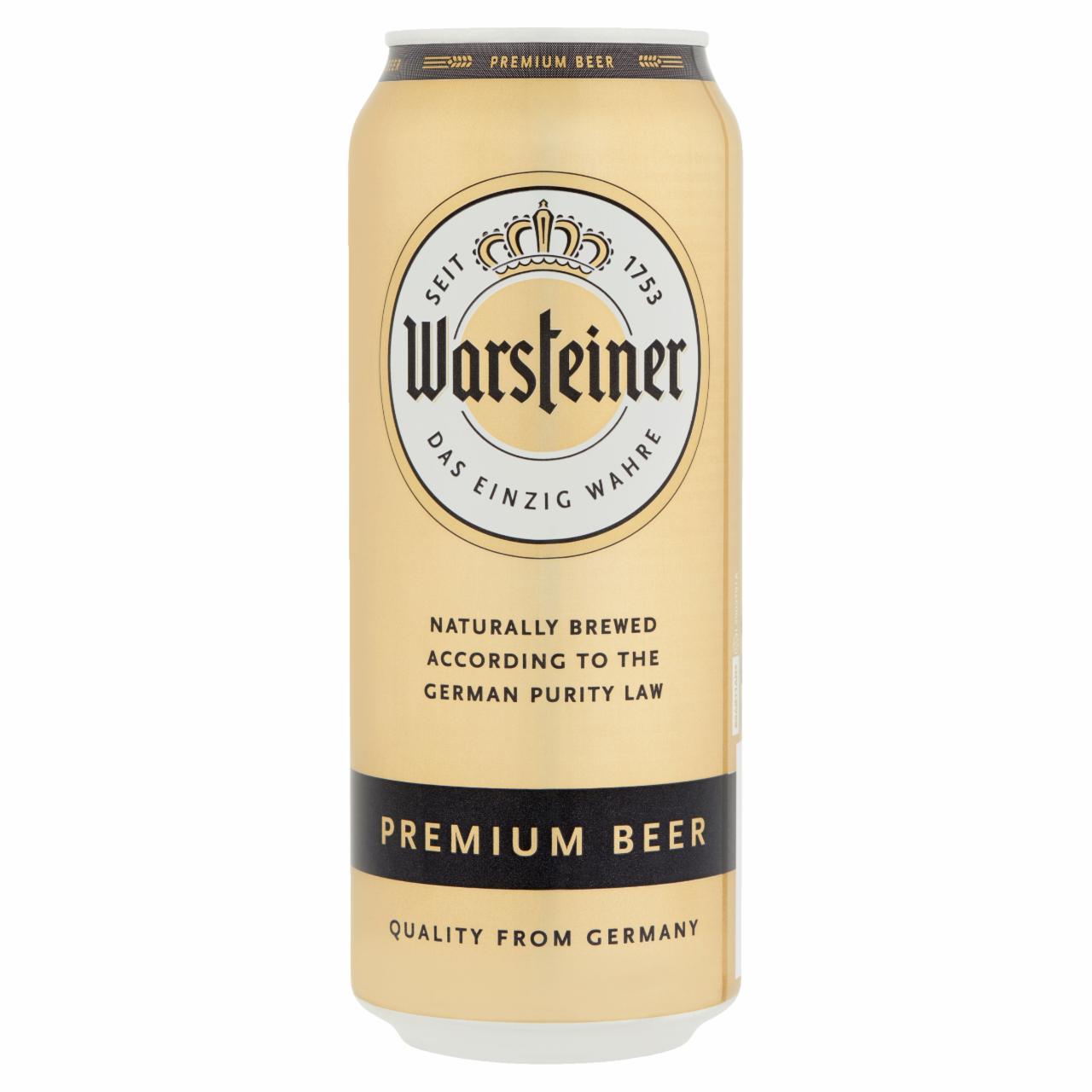 Képek - Warsteiner Premium sör 4,8% 0,5 l