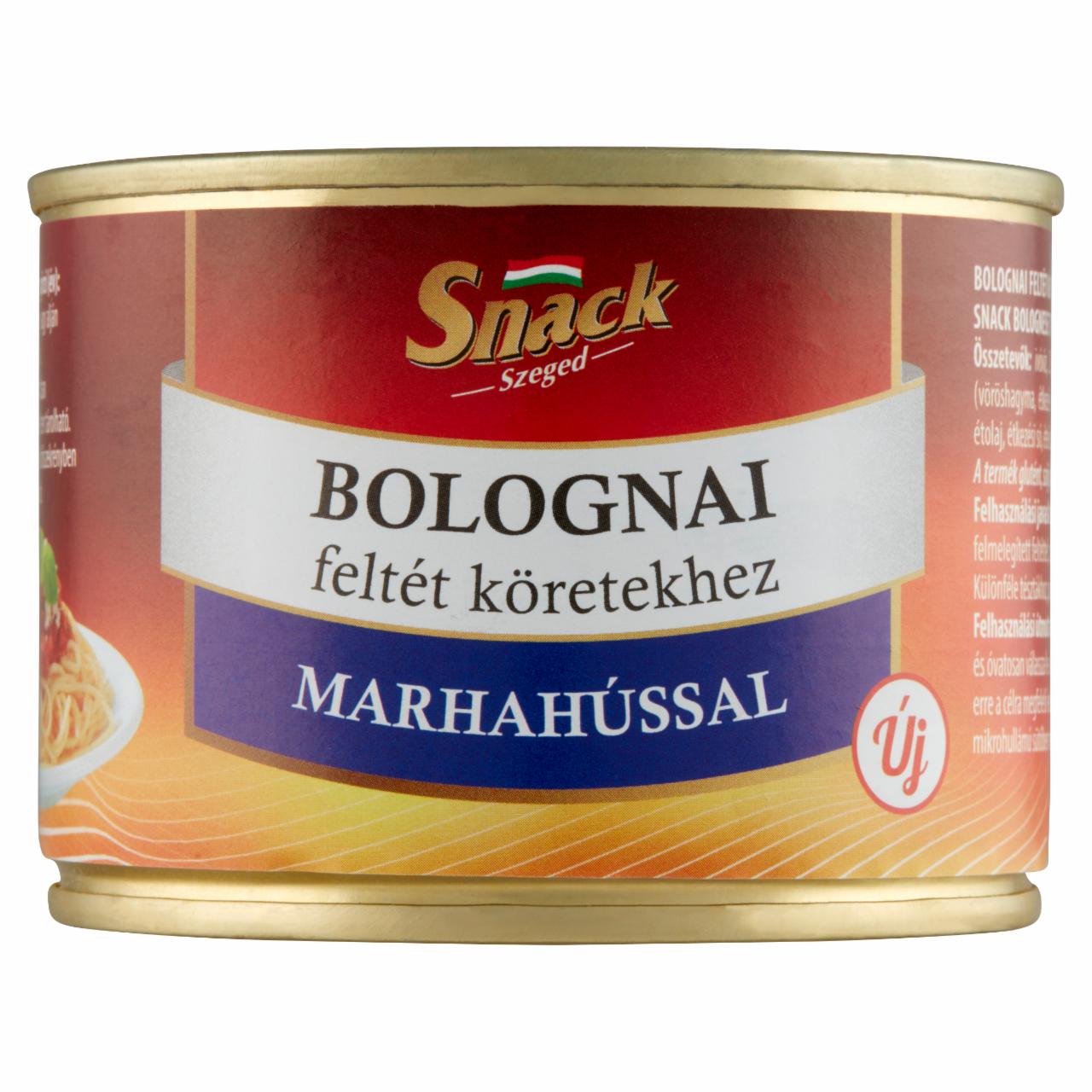 Képek - Snack Szeged bolognai feltét köretekhez marhahússal 200 g