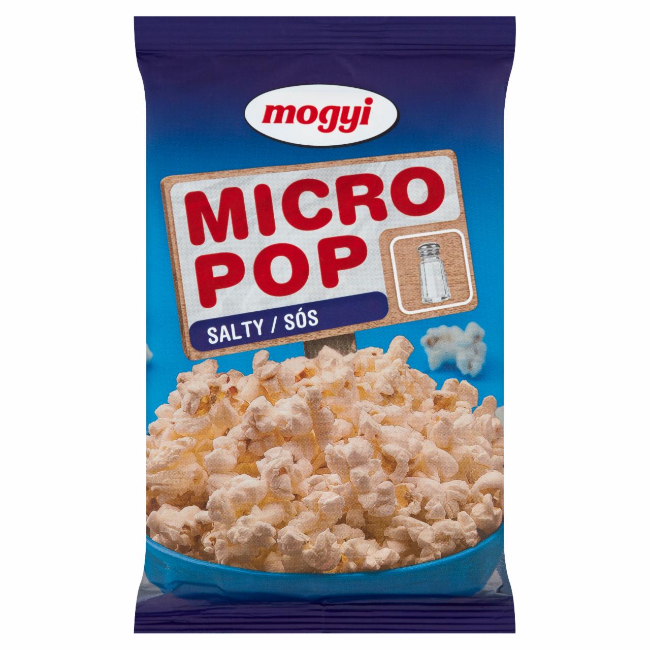 Képek - Mogyi Micro Pop sós, mikrohullámú sütőben elkészíthető pattogatni való kukorica 100 g