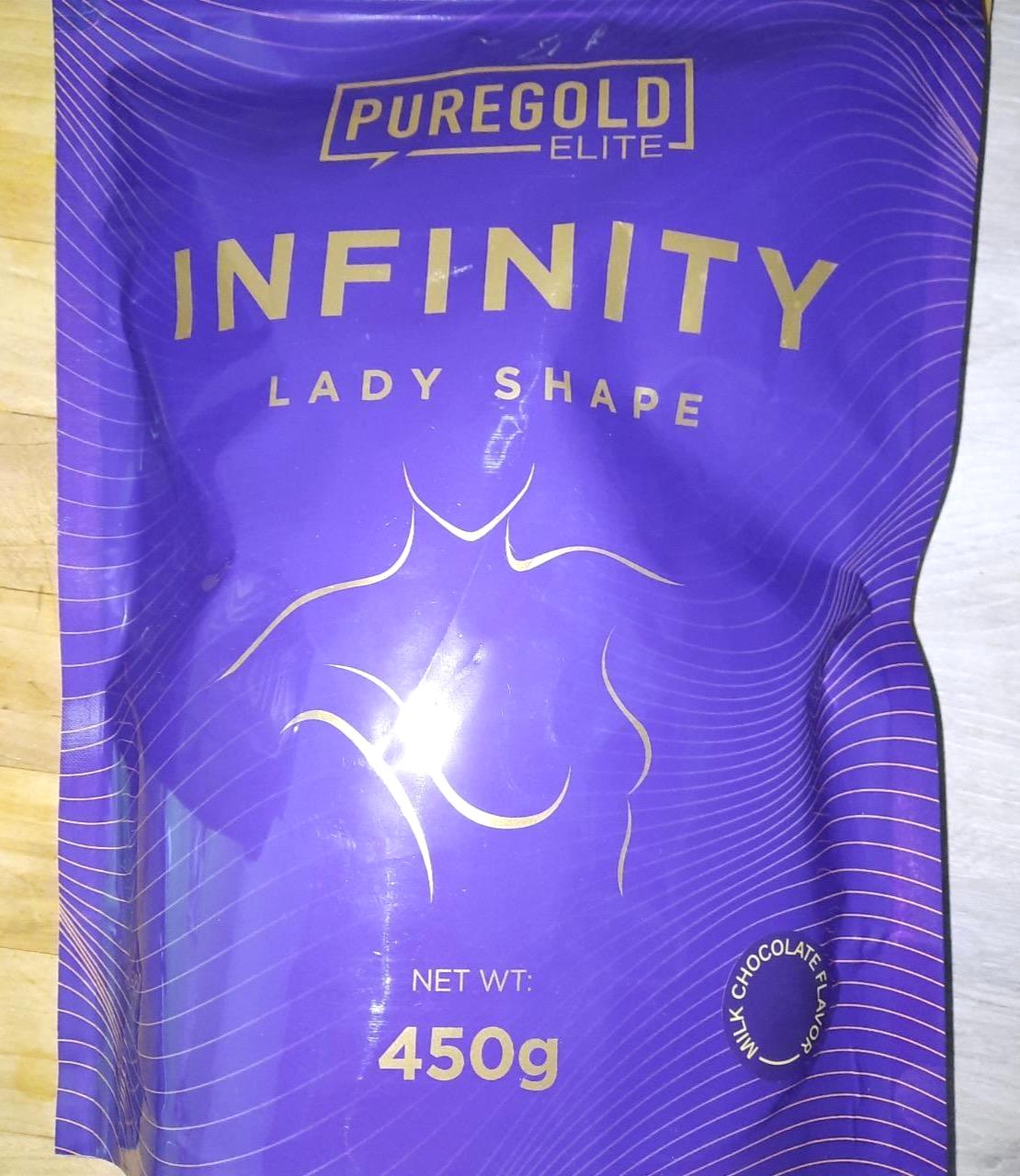 Képek - Infinity Lady Shape Milk chocolate flavor Pure gold elite