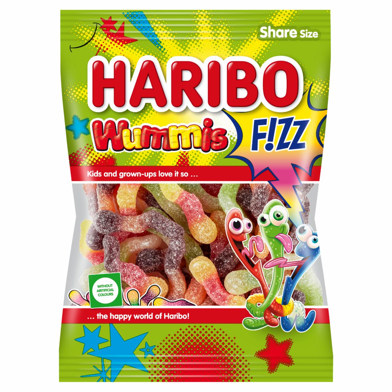Képek - Haribo Wummis F!zz gyümölcsízű gumicukorka 200 g