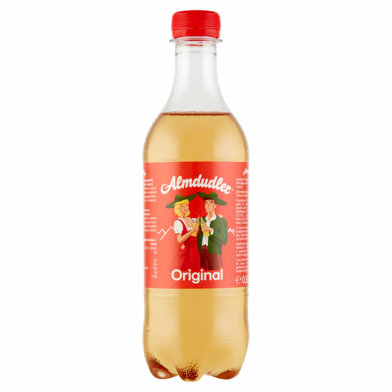 Képek - Almdudler alpesi gyógynövényekből készült szénsavas üdítőital, cukorral 0,5 l