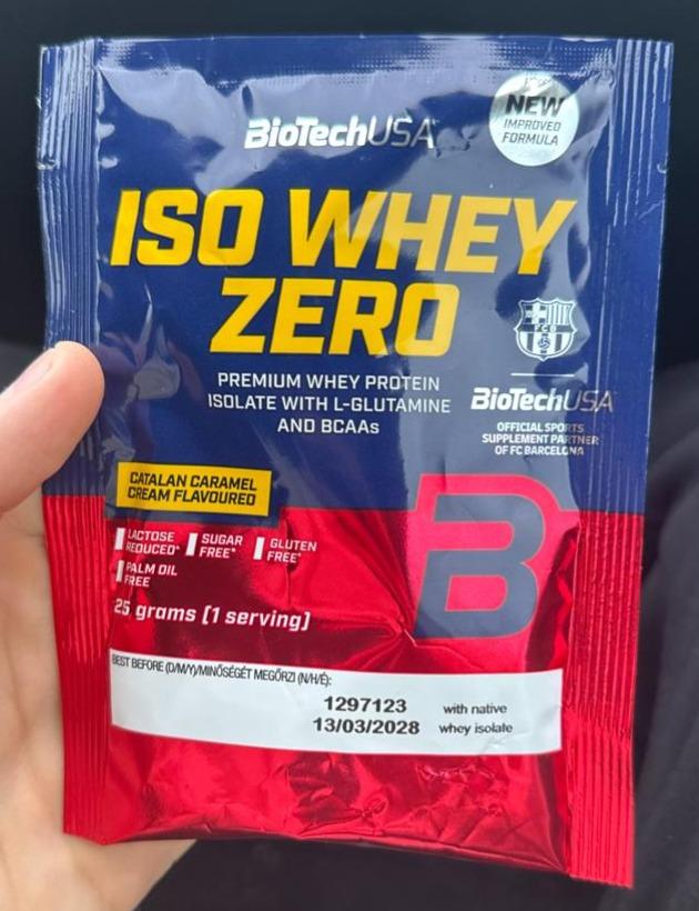 Képek - Iso Whey Zero catalan caramel cream flavoured BioTechUSA