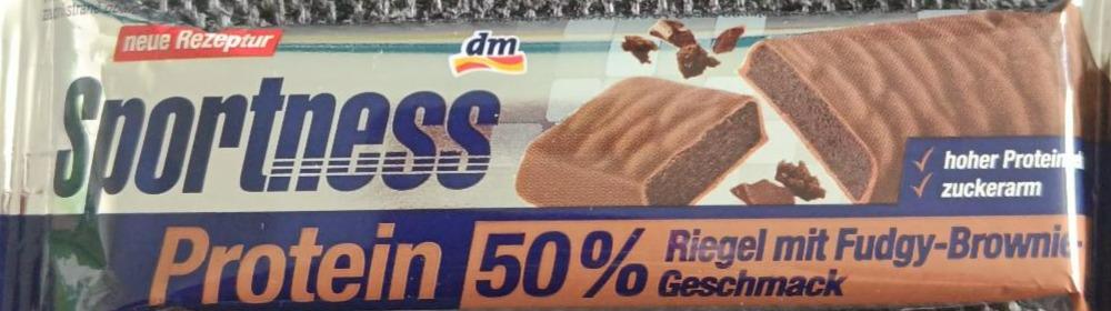 Képek - Protein 50% riegel mit fudgy-brownie Sportness