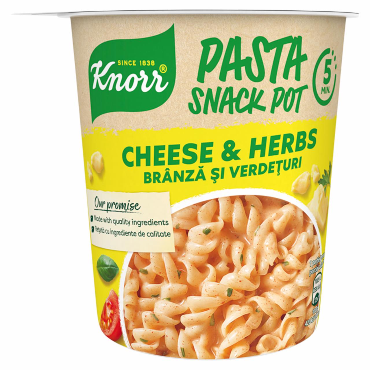 Képek - Knorr Snack tészta sajtos-zöldfűszeres szószban 59 g