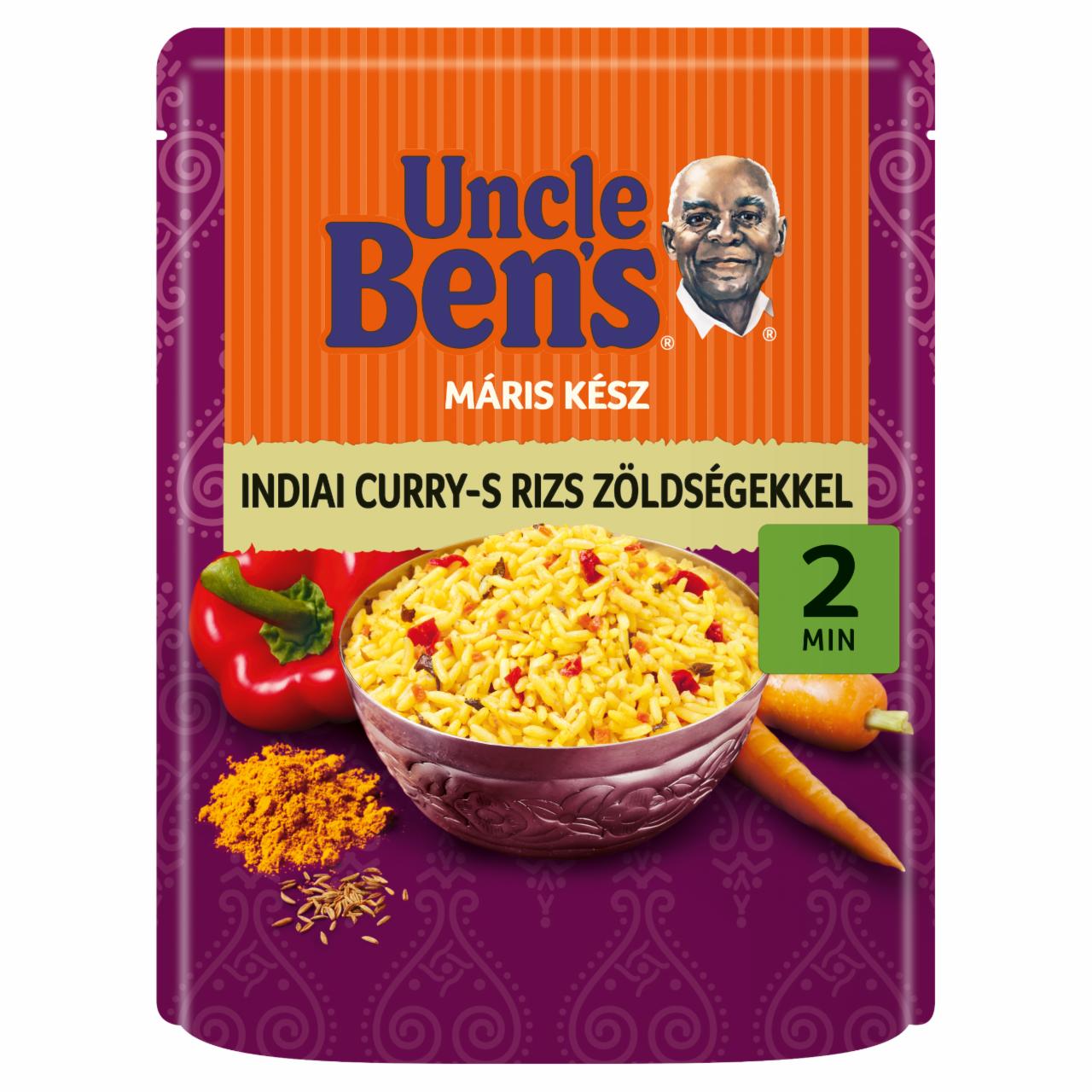 Képek - Uncle Ben's indiai curry-s rizs zöldségekkel 250 g