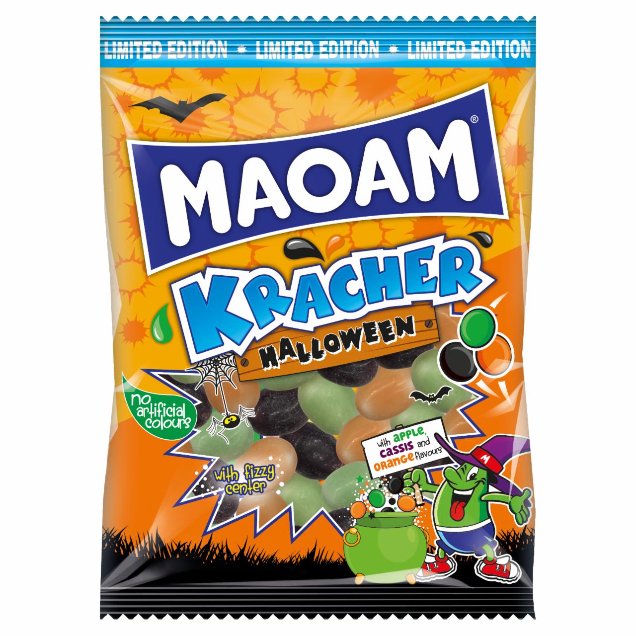 Képek - Maoam Kracher Halloween olvadó rágóbonbon drazsé pezsgőporral töltve 200 g