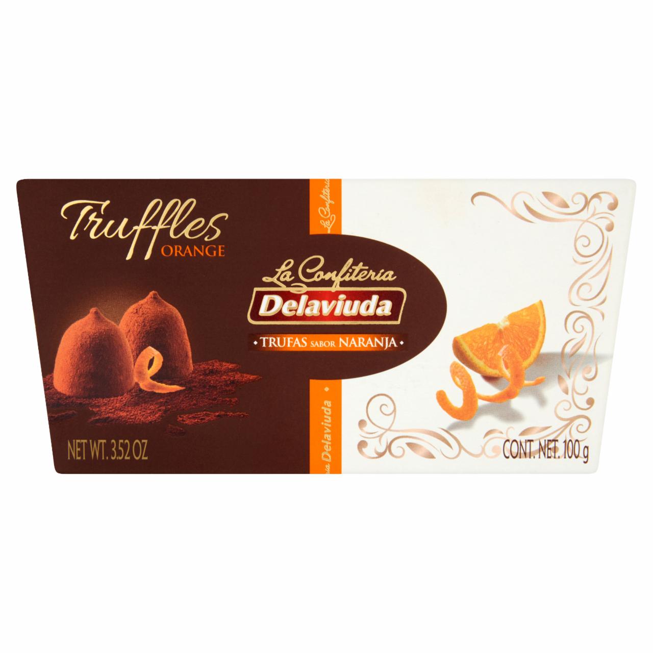 Képek - Delaviuda narancs ízesítésű trüffel 100 g