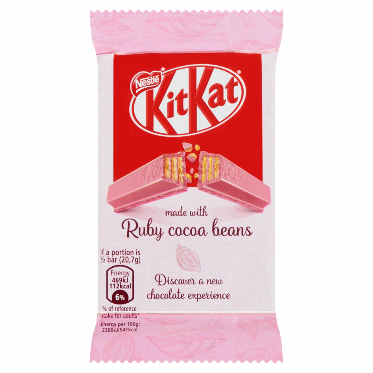 Képek - KitKat Ruby ropogós ostya mártócsokoládéban 41,5 g