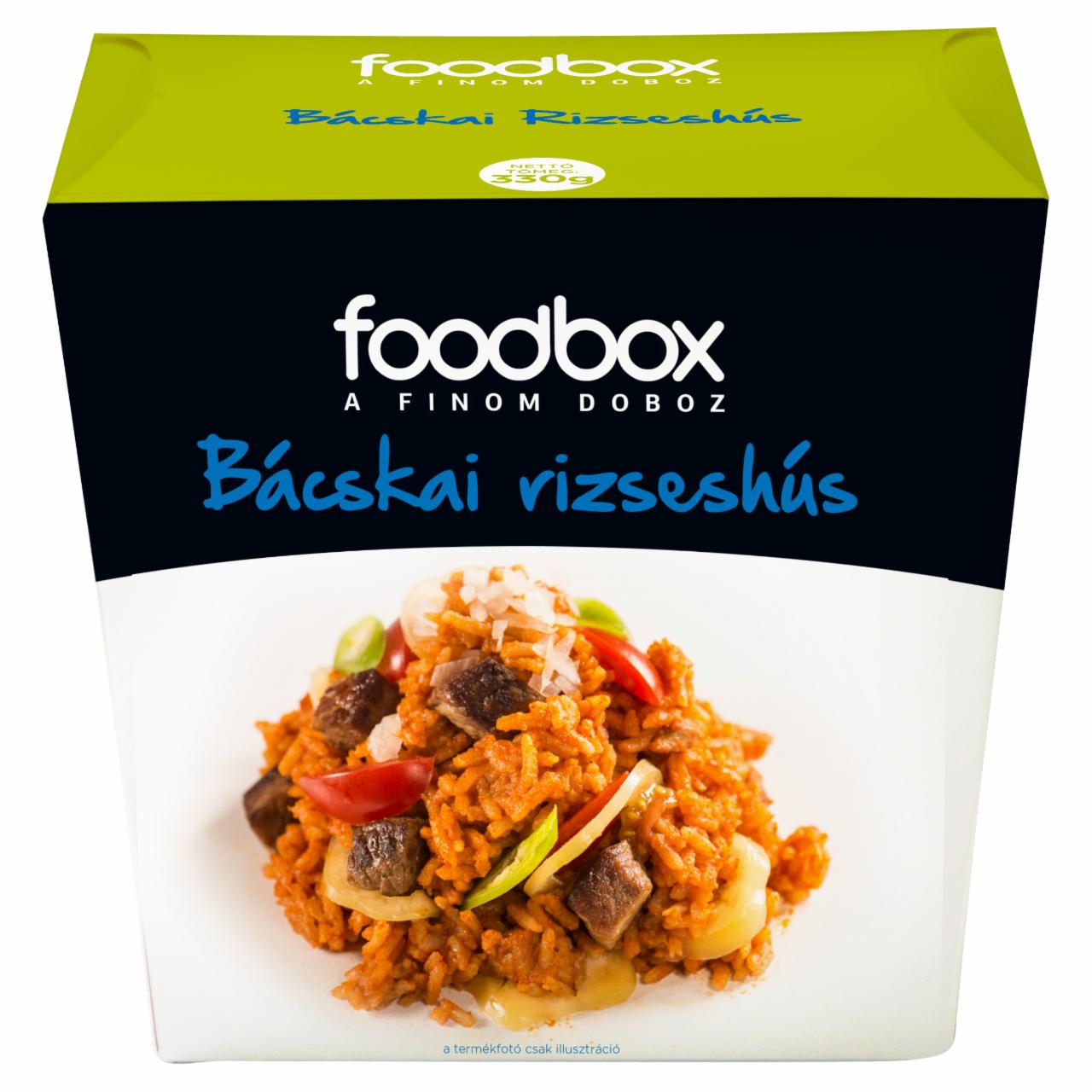 Képek - Bácskai rizseshús Foodbox