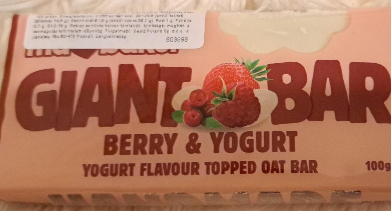 Képek - Giant Bar Berry & Yogurt Ma Baker