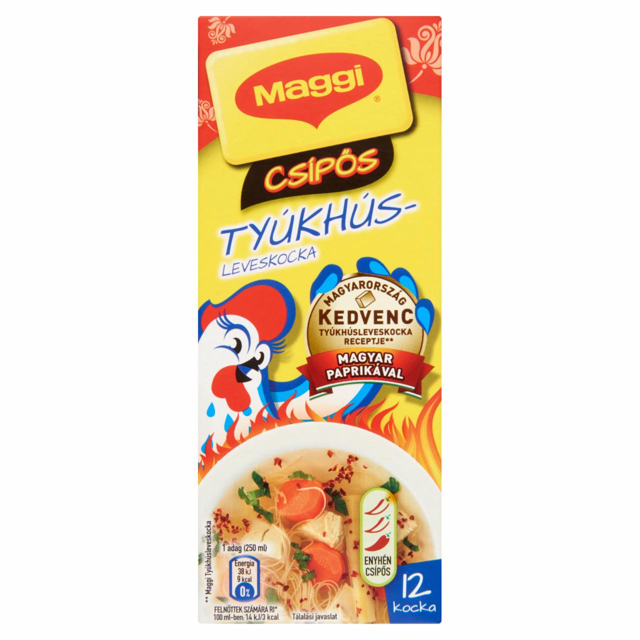 Képek - Maggi Csípős Tyúkhúsleveskocka 132 g