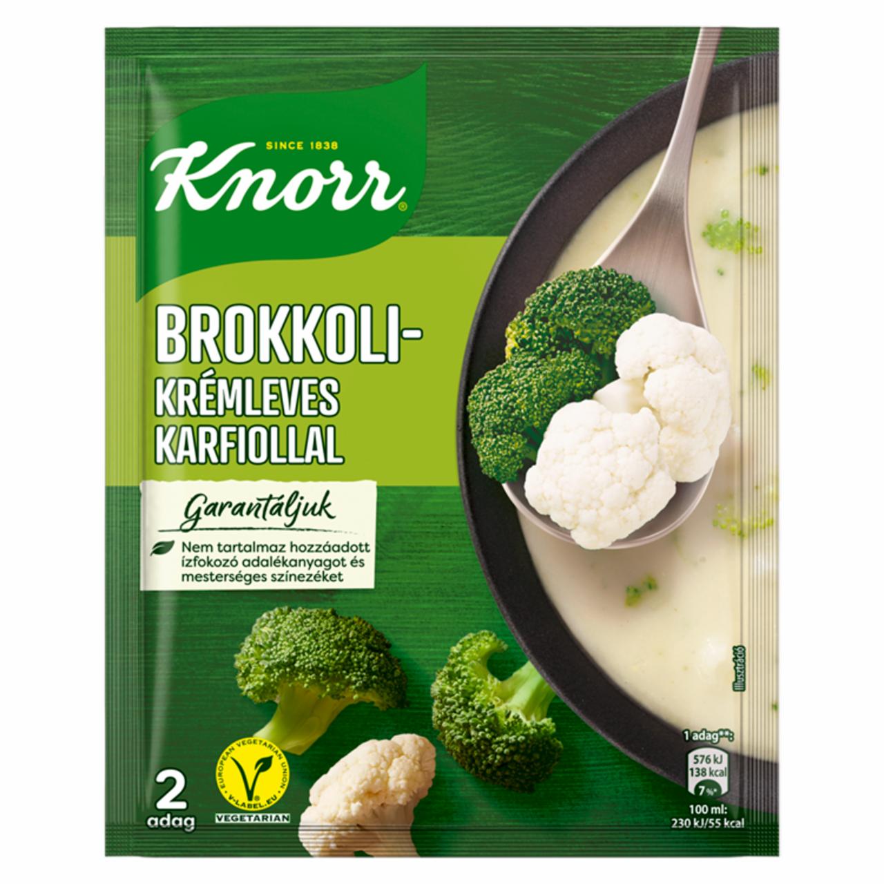 Képek - Knorr brokkolikrémleves karfiollal 51 g