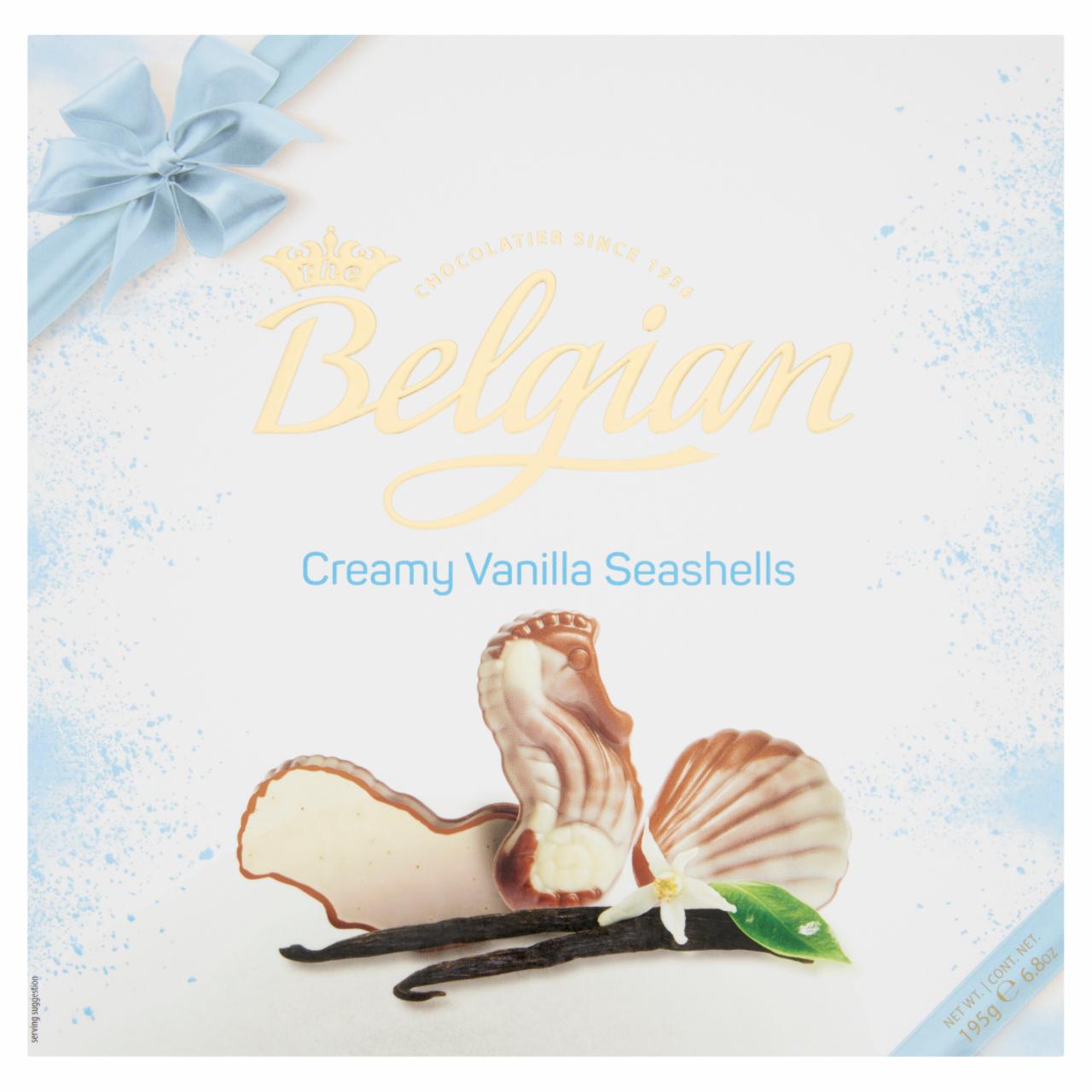 Képek - Belgian Creamy Vanilla Seashells belga csokoládé praliné 195 g