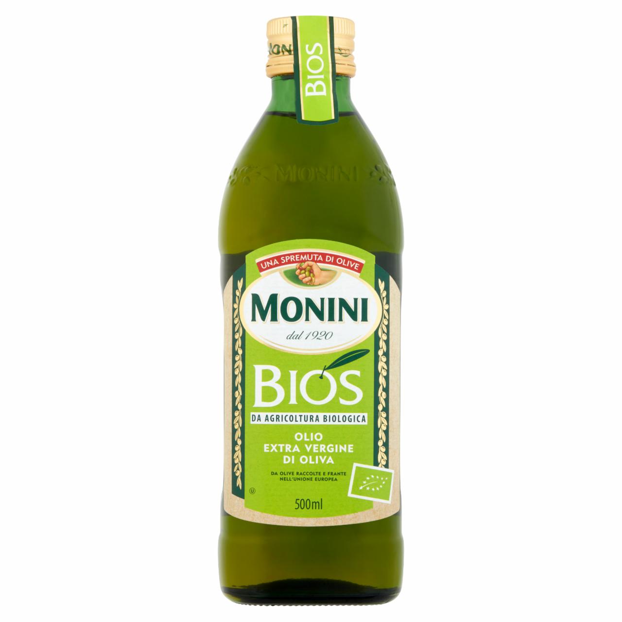 Képek - Monini BIO extra szűz olívaolaj 500 ml