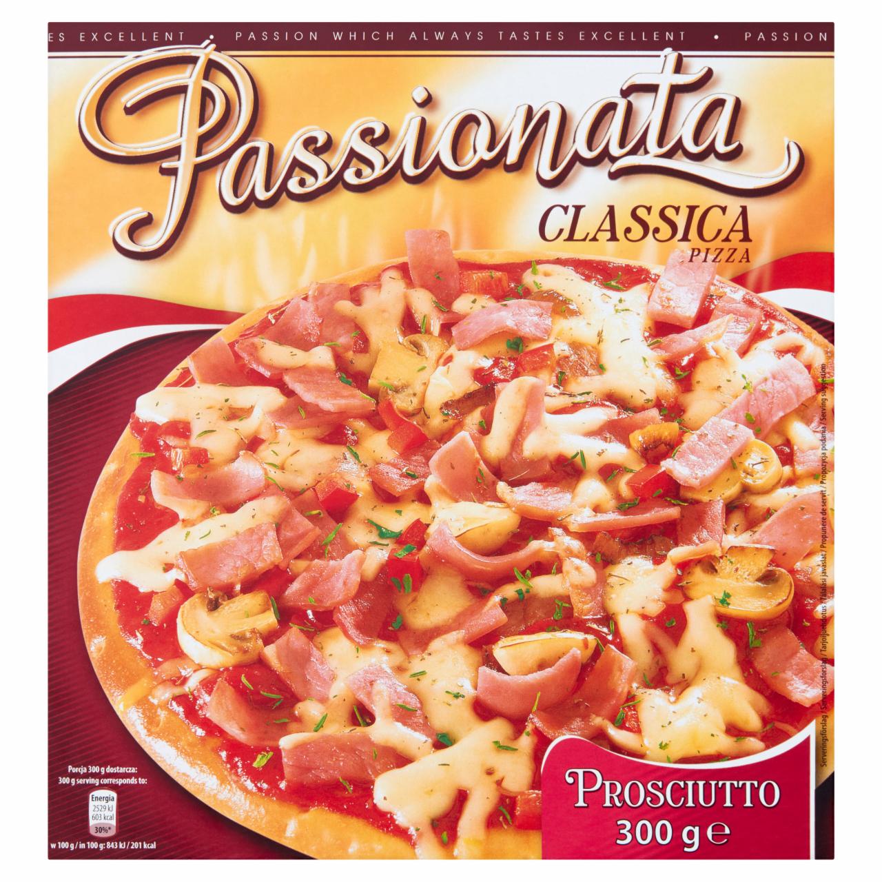 Képek - Passionata Classica Prosciutto gyorsfagyasztott pizza sonkával 300 g