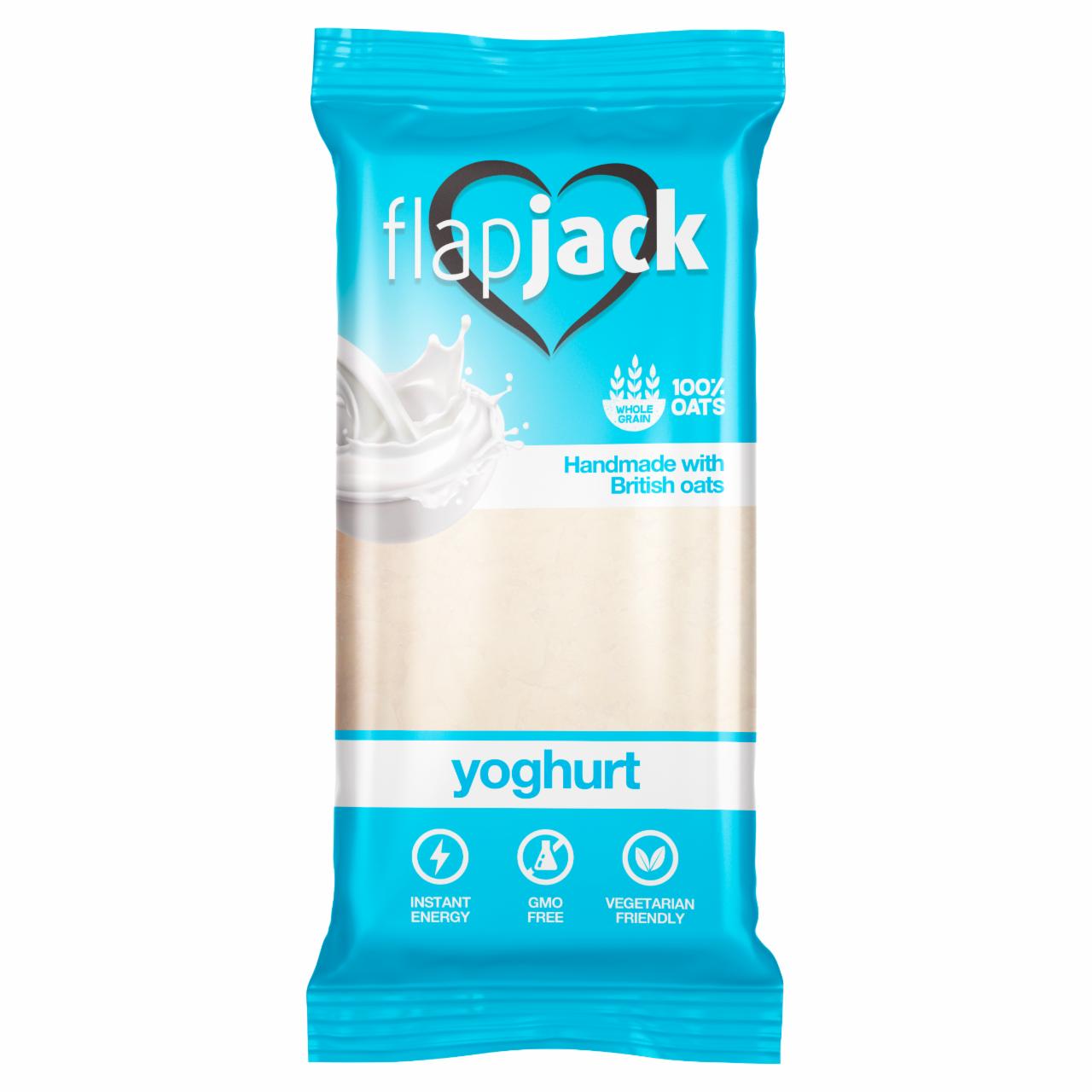 Képek - FlapJack joghurt ízű zabszelet fehér bevonóba mártva 100 g