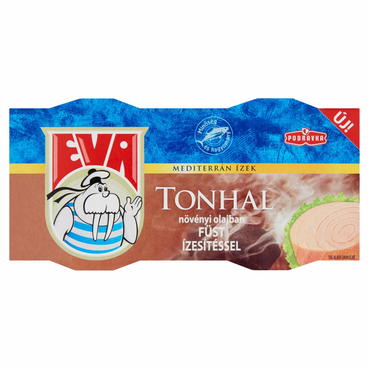 Képek - Podravka Eva tonhal növényi olajban füst ízesítéssel 2 x 80 g