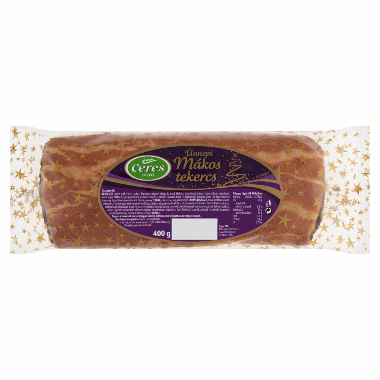 Képek - Ceres ünnepi mákos tekercs 400 g