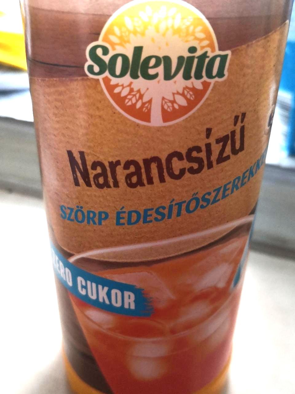 Képek - Narancsízű szörp édesítőszerekkel Solevita