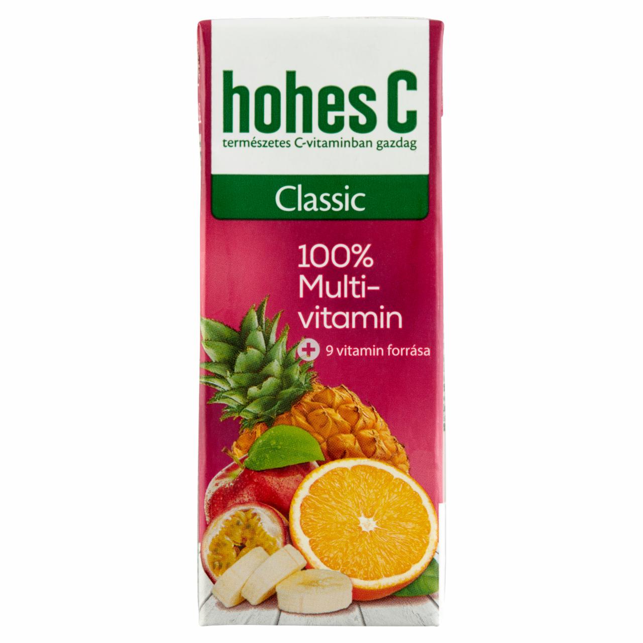 Képek - Hohes C Classic 100% Multivitamin vegyes gyümölcslé 0,2 l