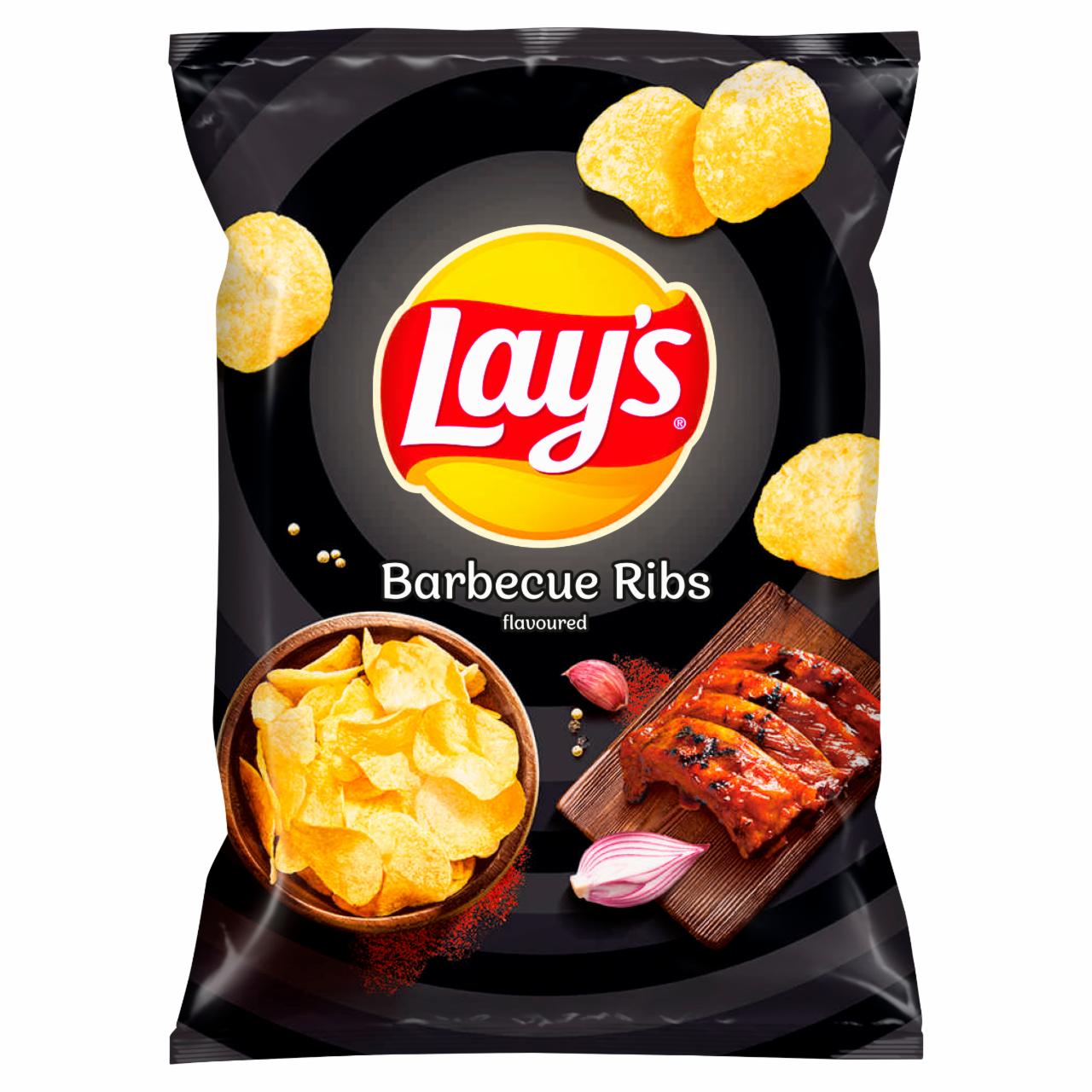 Képek - Lay's BBQ borda jellegű ízesítéssel burgonyachips 60 g