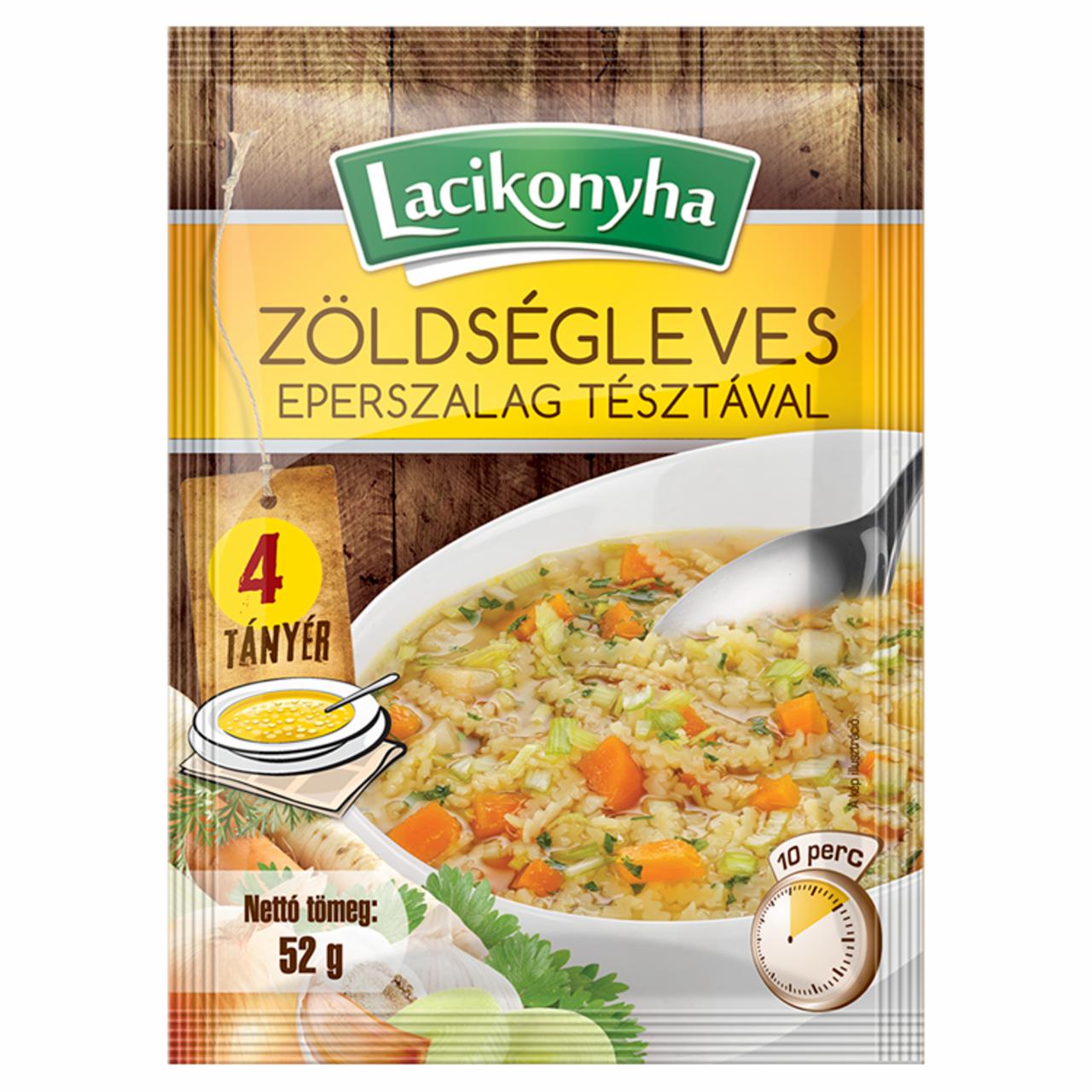 Képek - Lacikonyha zöldségleves eperszalag tésztával 52 g