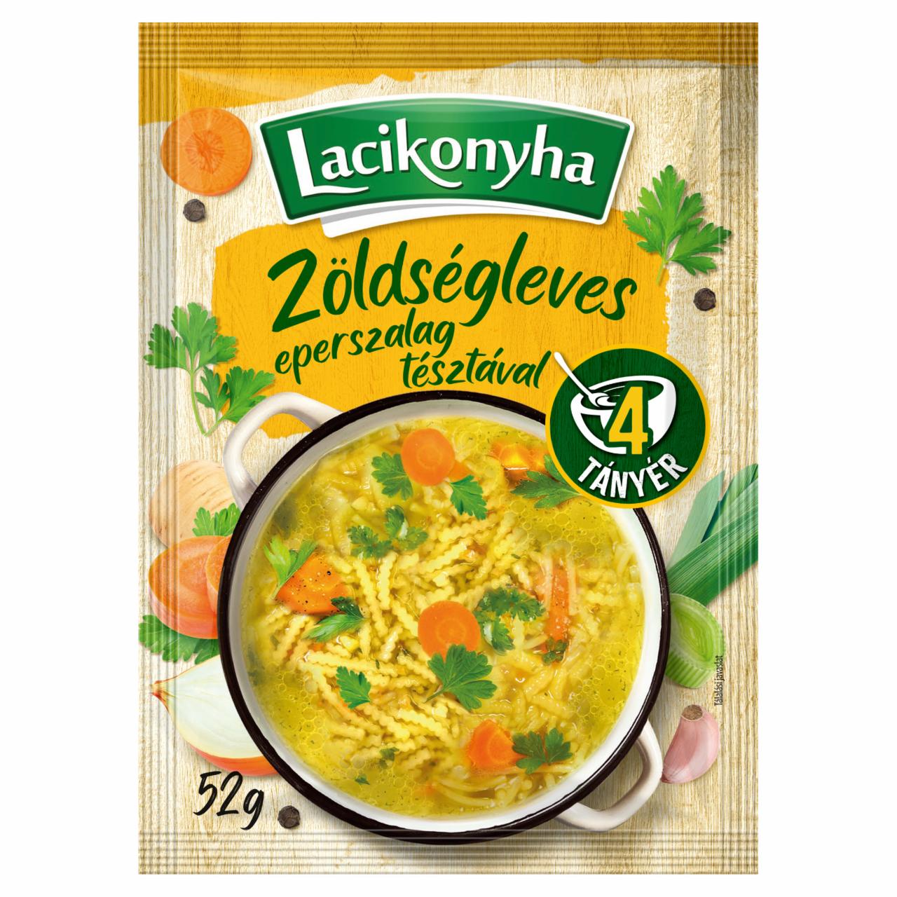 Képek - Lacikonyha zöldségleves eperszalag tésztával 52 g