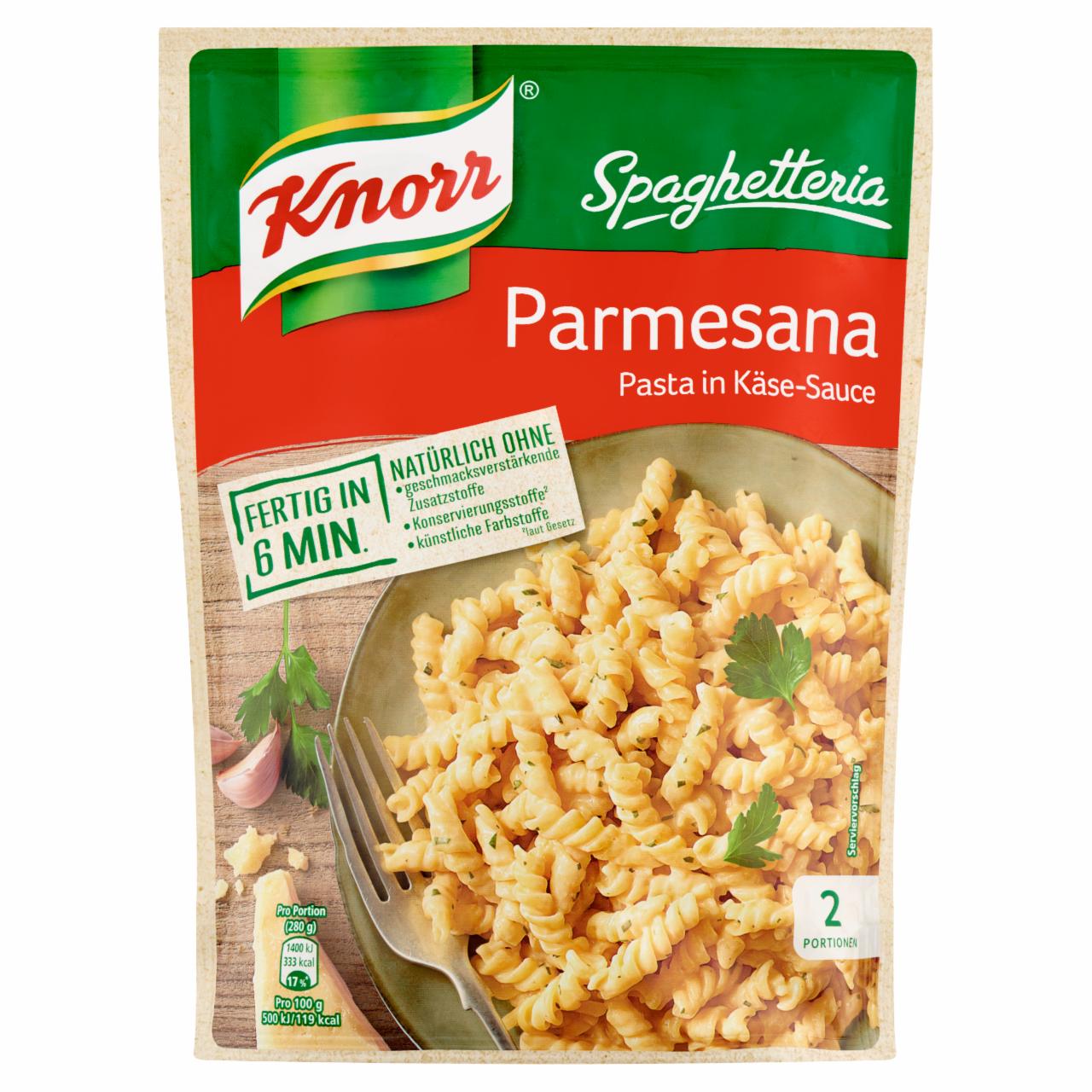 Képek - Knorr Spaghetteria tészta parmezános sajtszósszal 163 g