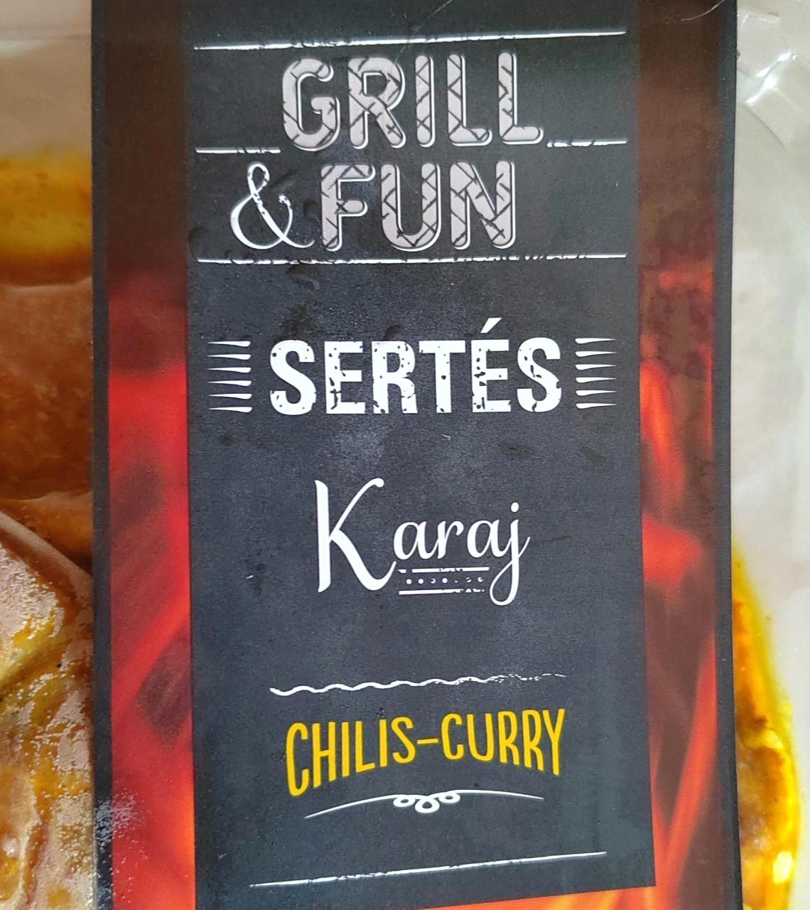 Képek - Sertés karaj Chilis curry Grill & fun