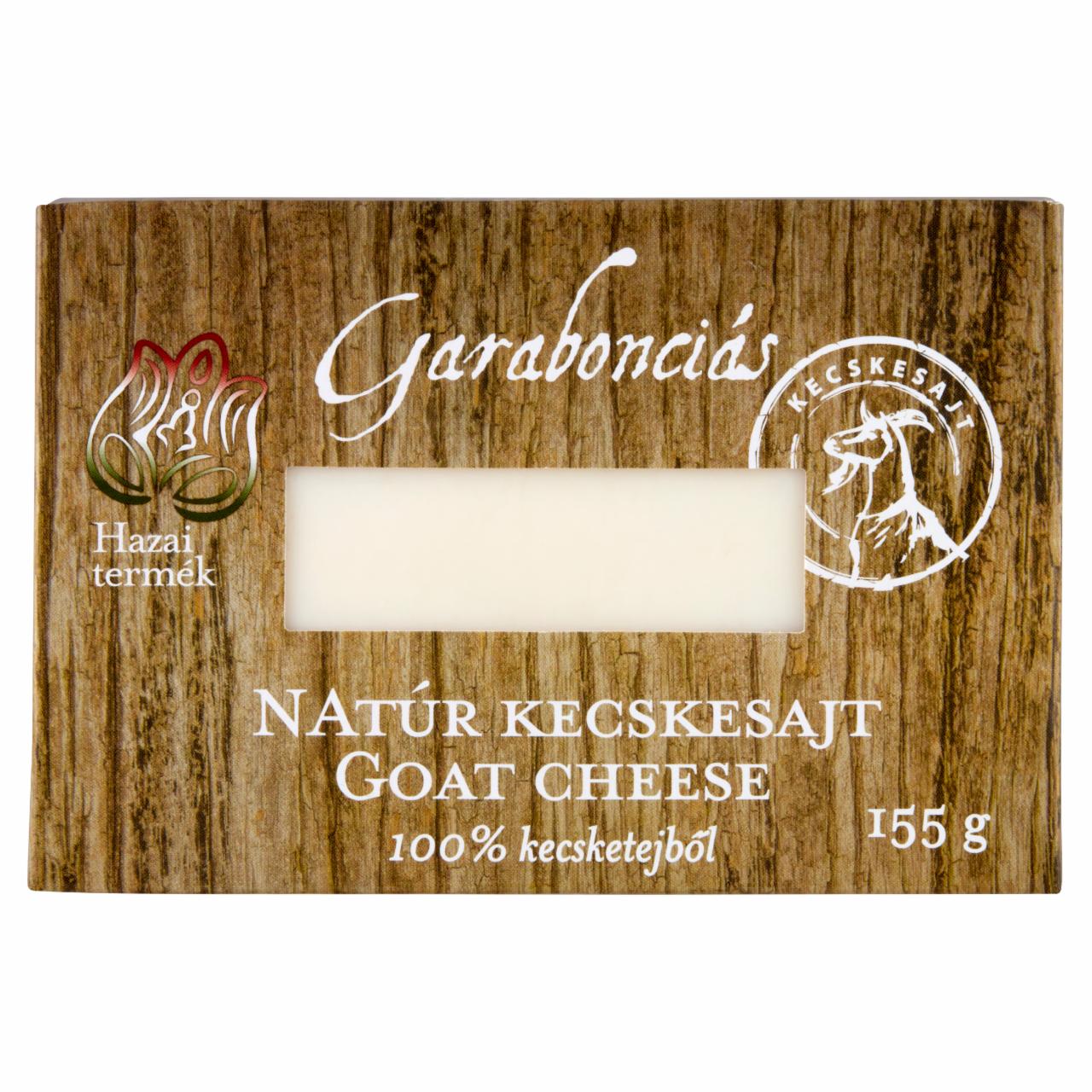 Képek - Garabonciás natúr kecskesajt 155 g