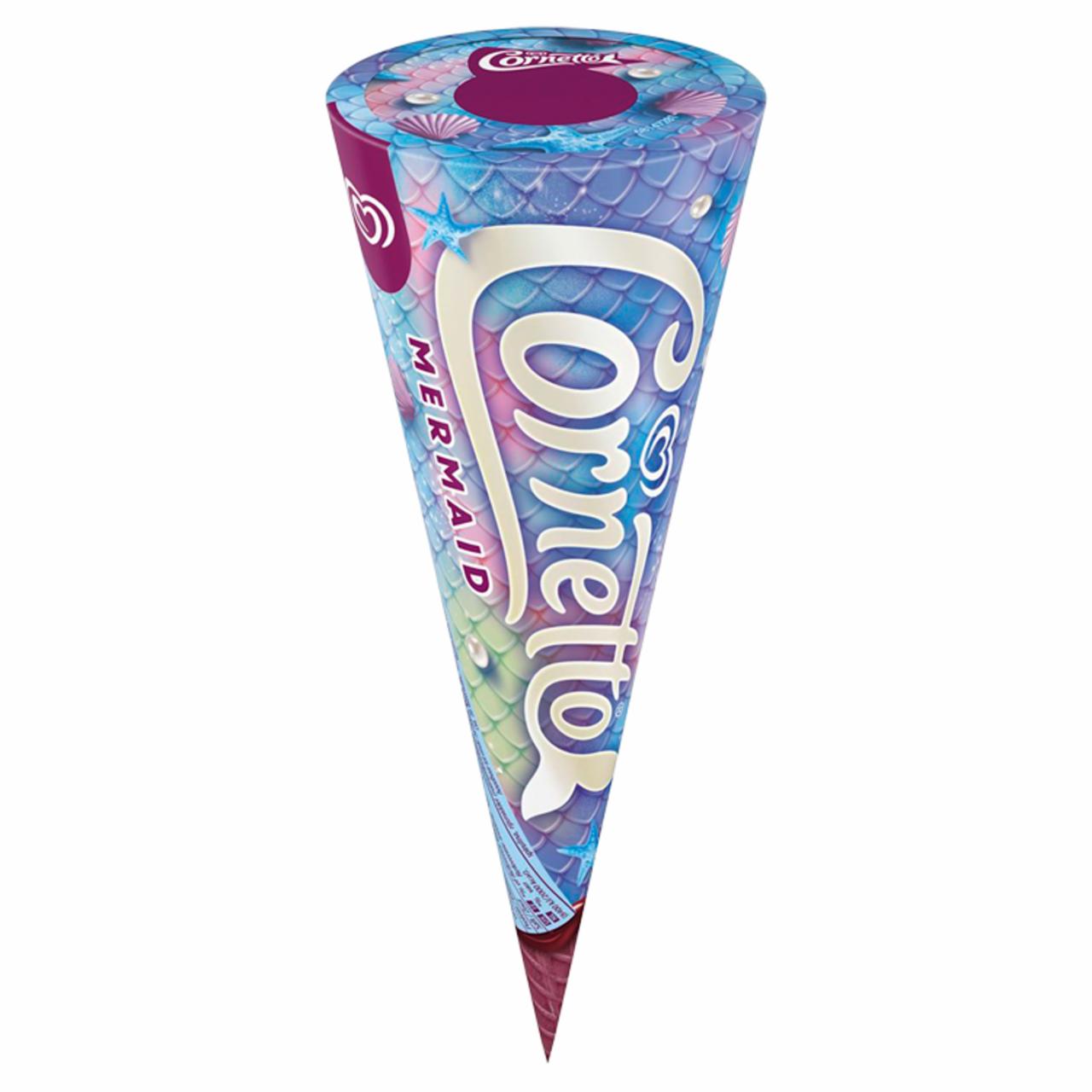 Képek - Cornetto tölcséres jégkrém Sellő málna-matcha tea 120 ml