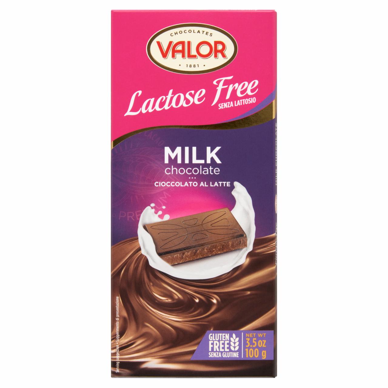 Képek - Valor laktózmentes tejcsokoládé 100 g