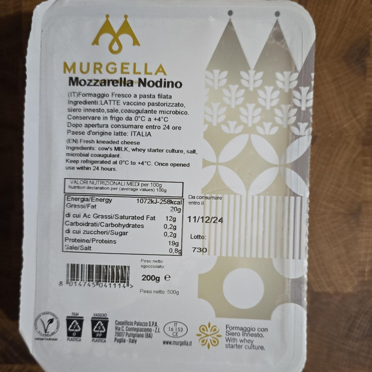 Képek - Mozzarella Nodino Murgella