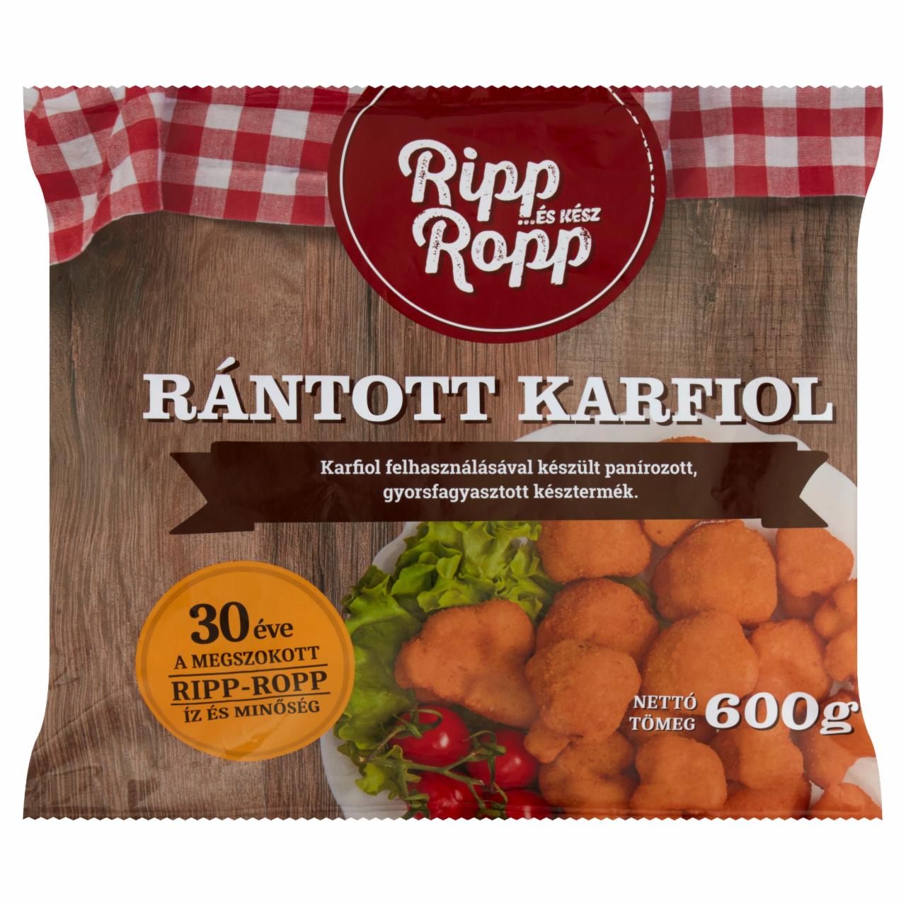 Képek - Ripp-Ropp Gourmet gyorsfagyasztott rántott karfiol 600 g