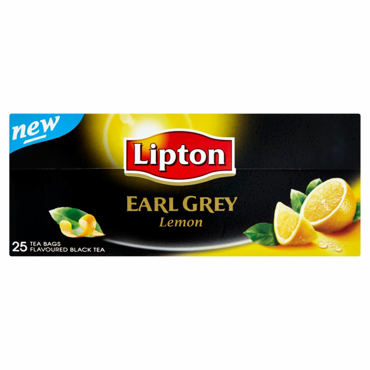 Képek - Lipton Earl Grey citrom ízű fekete tea 25 filter