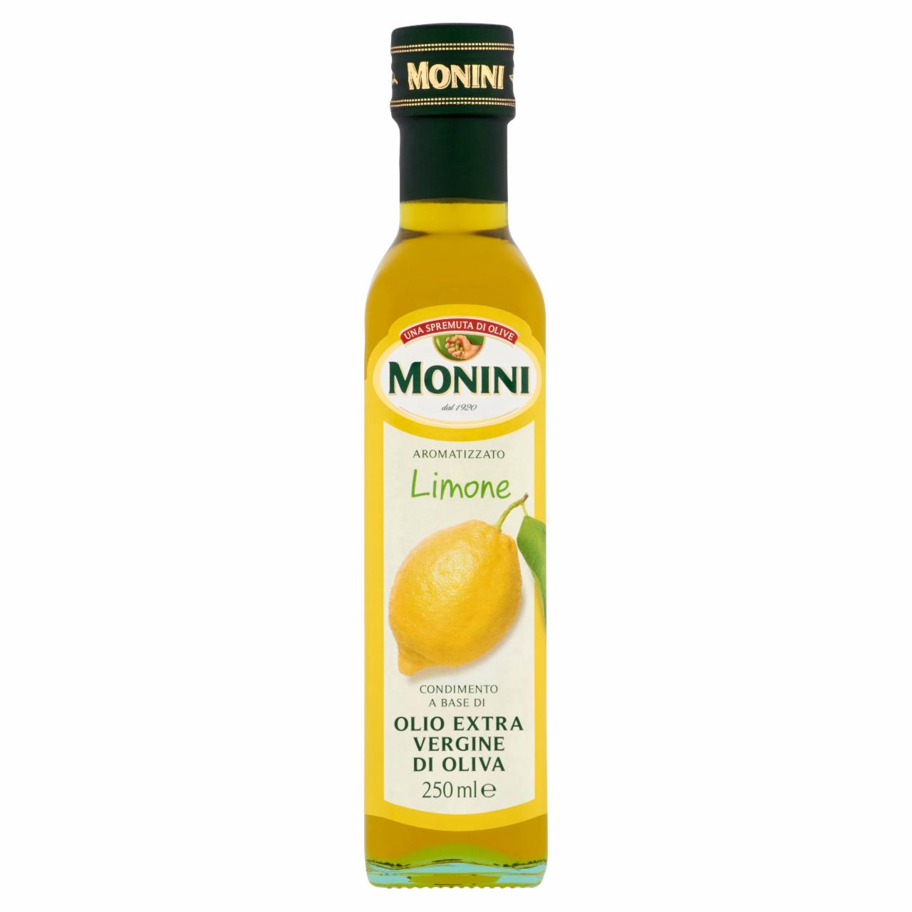 Képek - Monini citrom ízesítésű extra szűz olívaolaj 250 ml