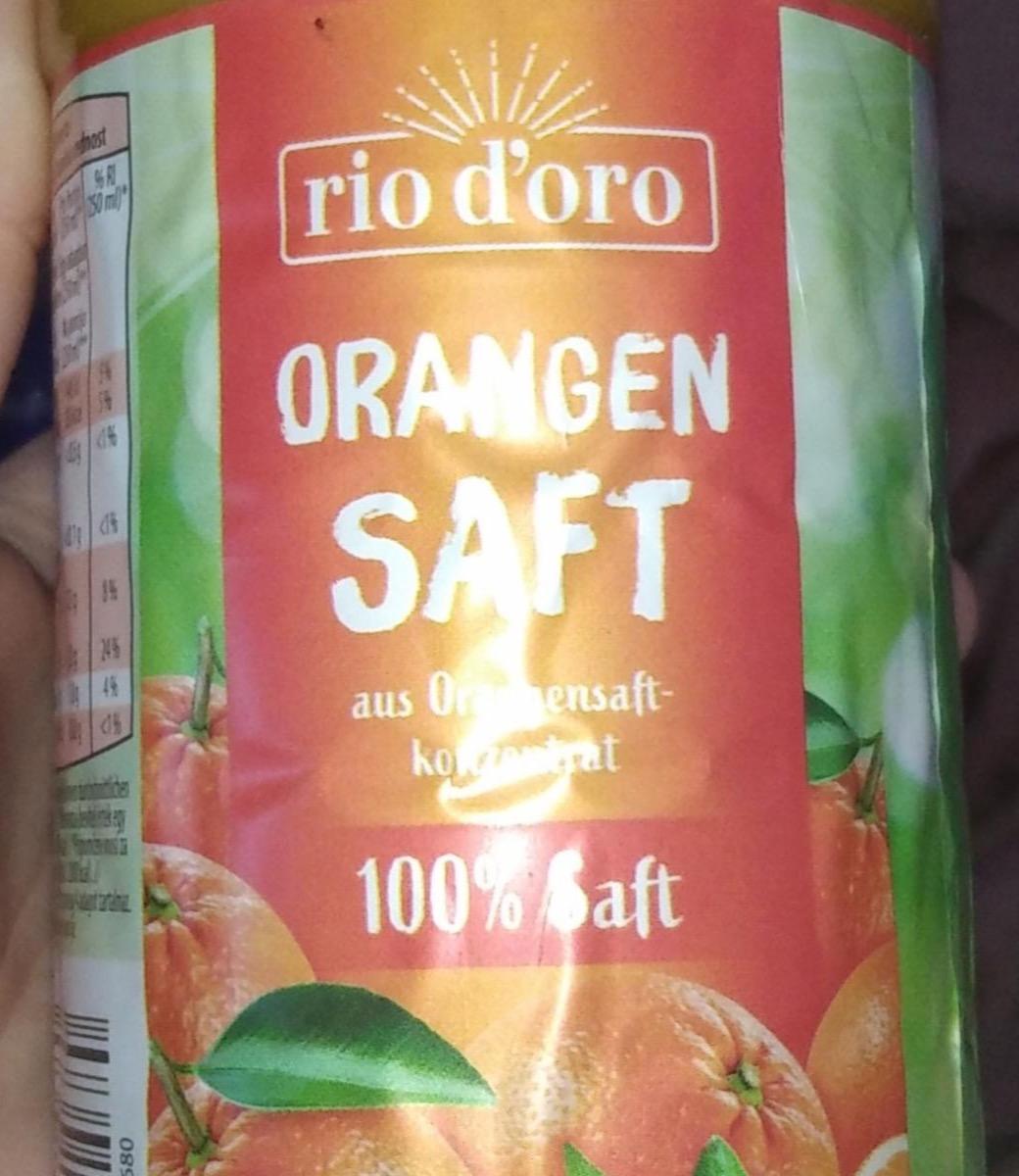Képek - Narancslé Orangen saft 100% Rio d'oro