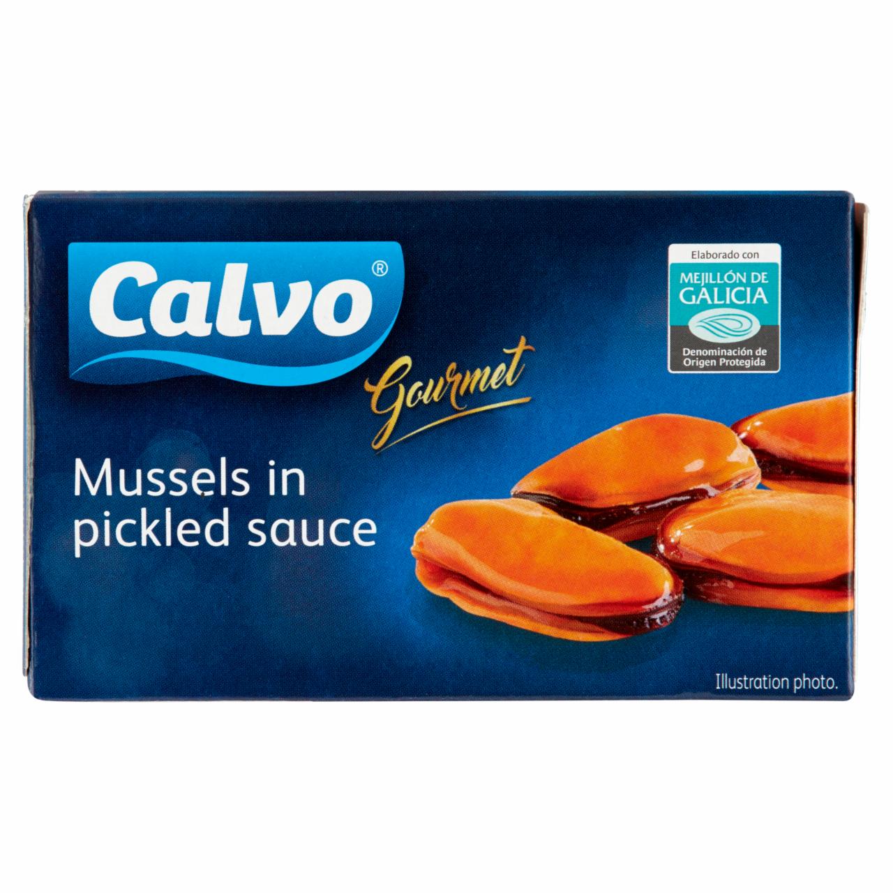 Képek - Calvo Gourmet kagyló olajos páclében 115 g