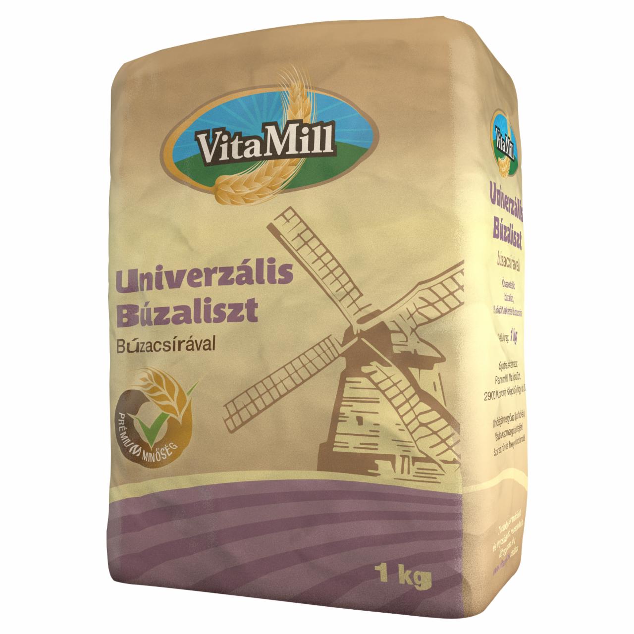 Képek - VitaMill univerzális búzaliszt búzacsírával 1 kg
