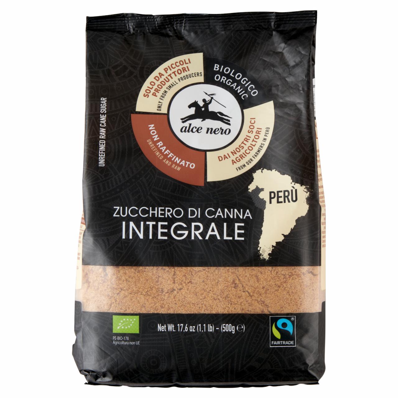 Képek - Alce Nero bio barna nádcukor 500 g