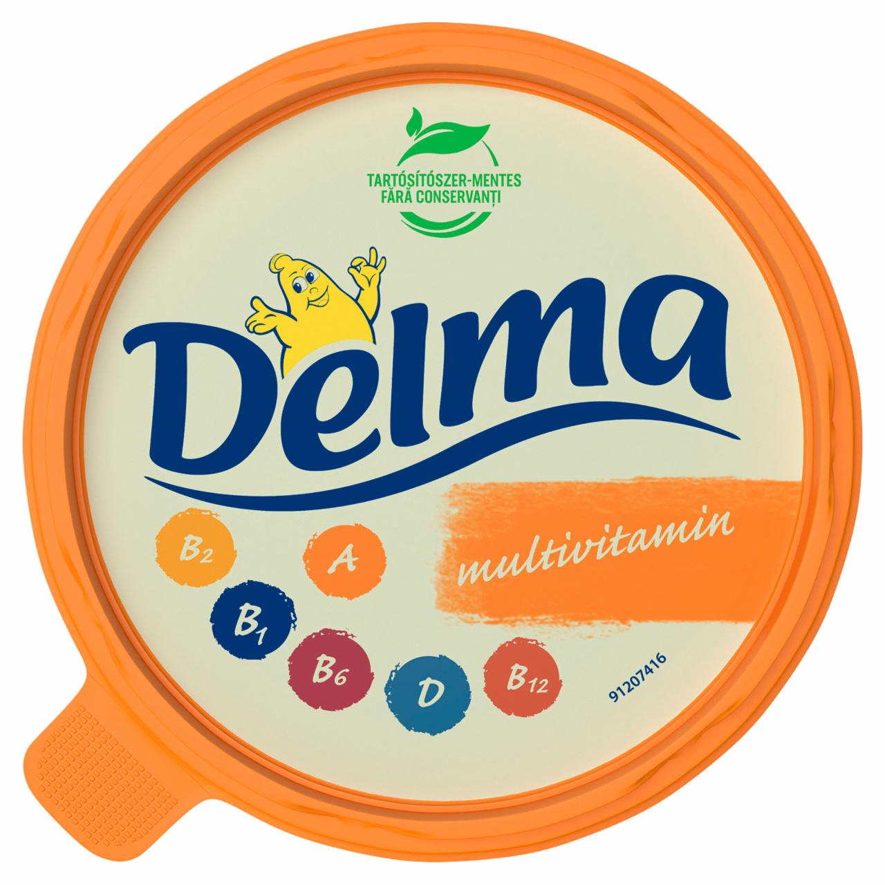 Képek - Delma Multivitamin 39% zsírtartalmú light margarin vitaminokkal 450 g