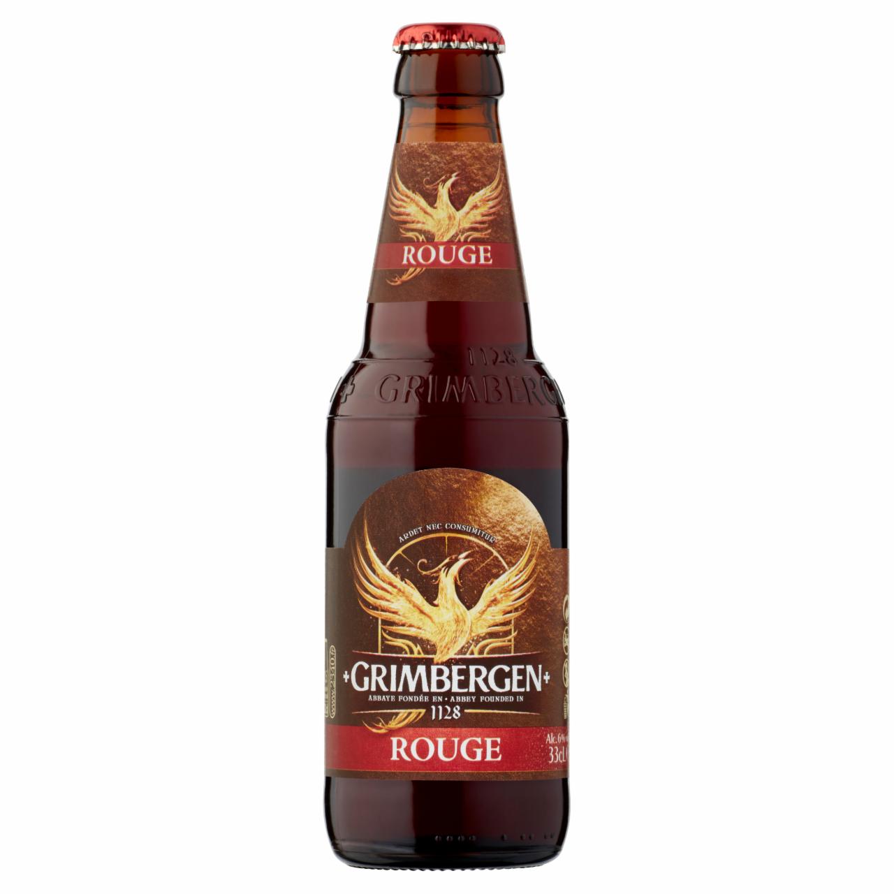 Képek - Grimbergen Rouge Intense belga apátsági vörös színű erdei gyümölcsös ízesített sör 5,5% 0,33 l