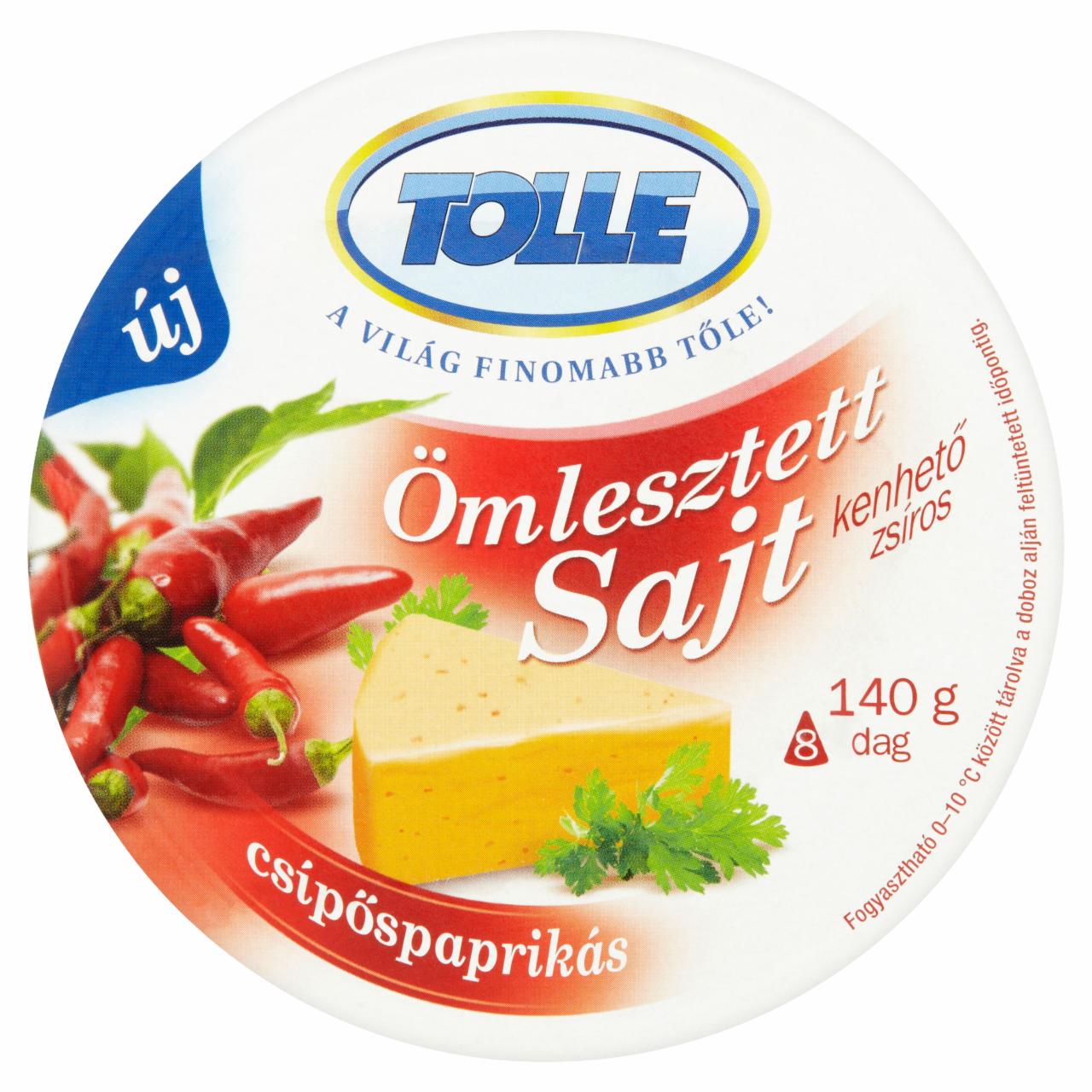 Képek - Tolle csípőspaprikás ömlesztett sajt 140 g