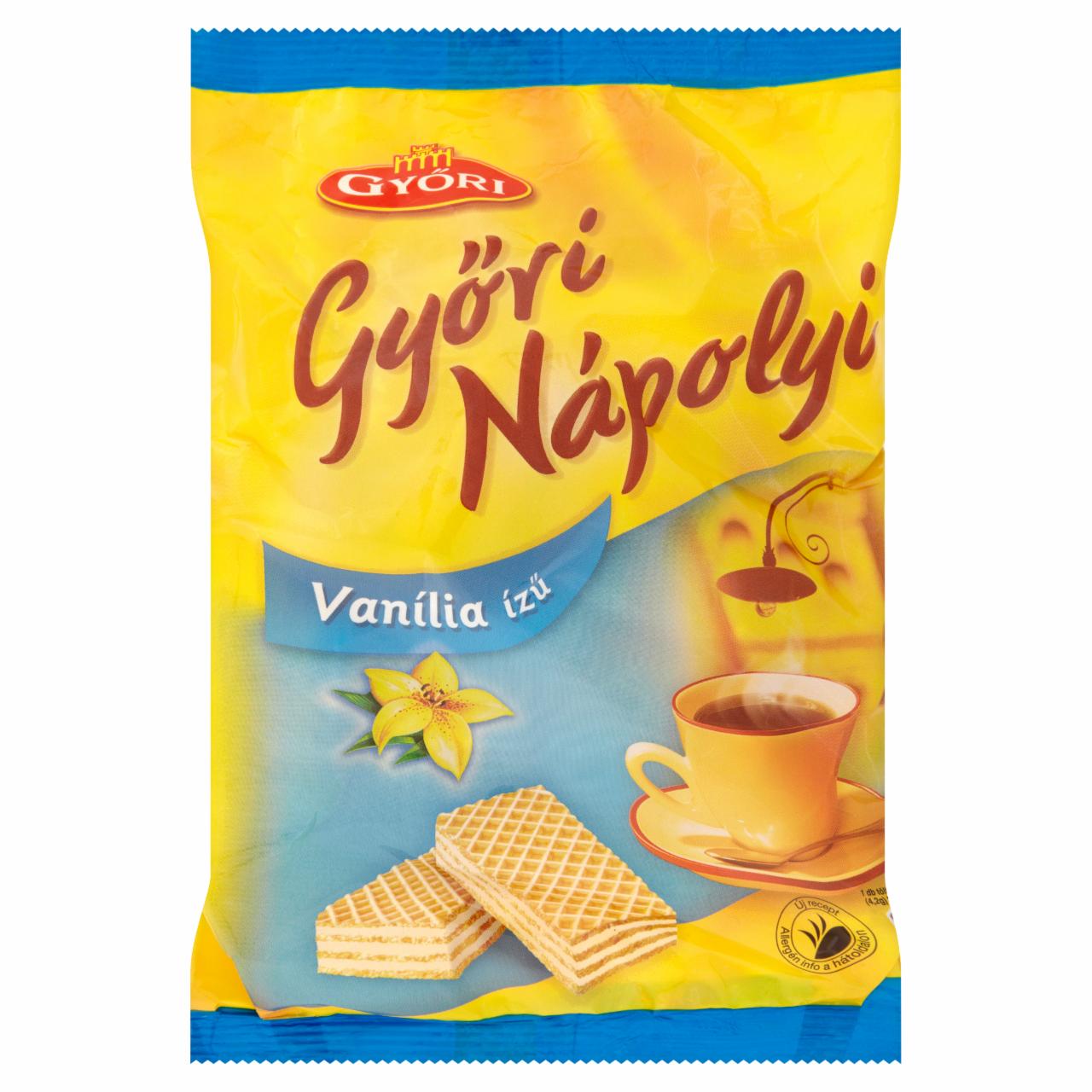 Képek - Győri Nápolyi vaníliaízű krémmel töltött ostya 180 g