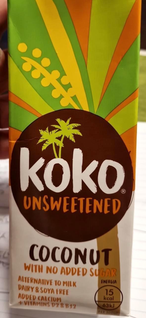 Képek - Kókusztej Koko unsweetened