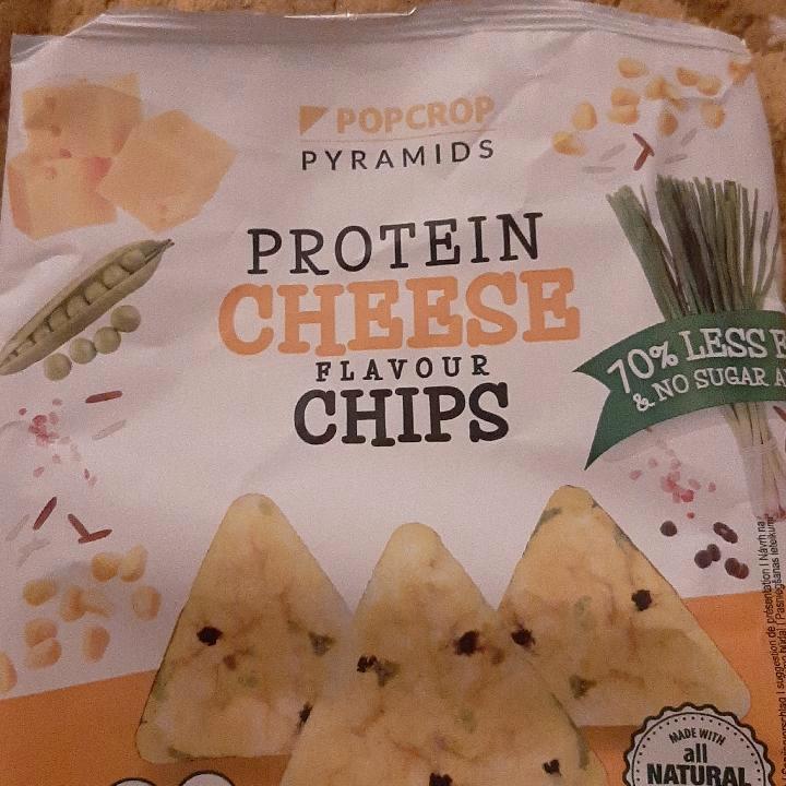 Képek - Protein cheese flavour chips Popcrop pyramids